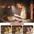 Zoomable LED Reading Lights USB Clamp Book Light Flexible Gooseneck Read Night Light Adjustable Book Lamp Studing Reading Lamp. 