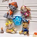 Paw Patrol Cartoon Dog Balloon Ryder Chase Skye  Aluminum Film Balloon Toys Children's Birthday Party Decoration. 