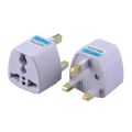1PC Universal US UK AU To EU Plug USA To Euro Europe Travel Wall AC Power Charger Outlet Adapter Converter 2 Round Pin Socket.