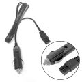 1pc 12V DC Car Cooler Cool Box Mini Fridge 2 Pin Lead Cable Plug Wire Car Refrigerator Cigarette Lighter Power Cord Accessories. 