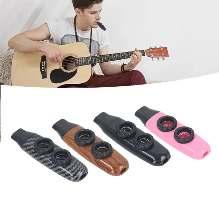 Kazoo%20Flute%20Instrument%20Kazoo%20Flute%20Dual%20Hole%20Flute%20Adjustable%20Musical%20Wind%20Instrument%20with%20Diaphragm%20for%20Playing%20Performance%20-%20Image%202