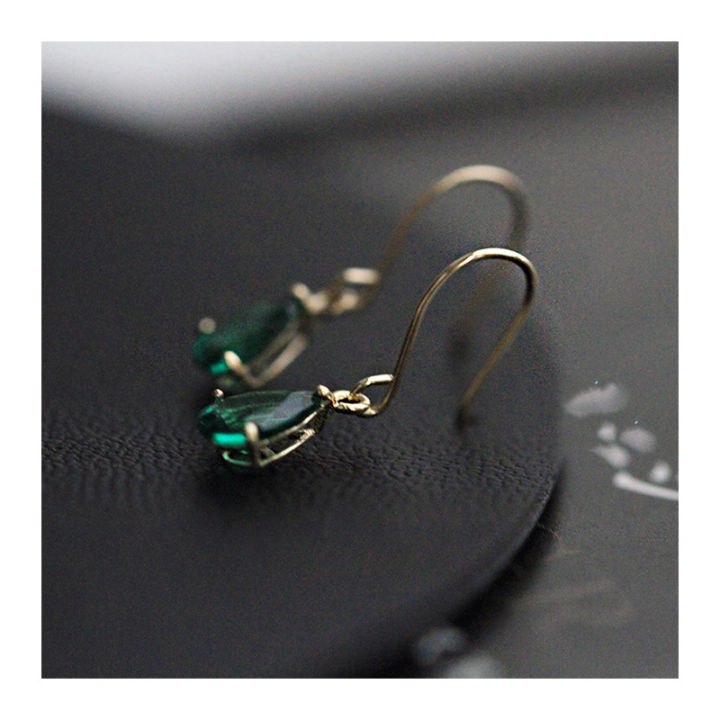 New%20%202024%20Sterling%20Silver%20Emerald%20Zircon%20Water%20Drop%20Earrings%20for%20Women%20Plated%20Gold%20Retro%20Original%20Jewelry%20aretes%20de%20mujer%20-%20Image%205