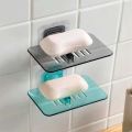 Wall Sticking Soap Dish Plate Tray Holder. 
