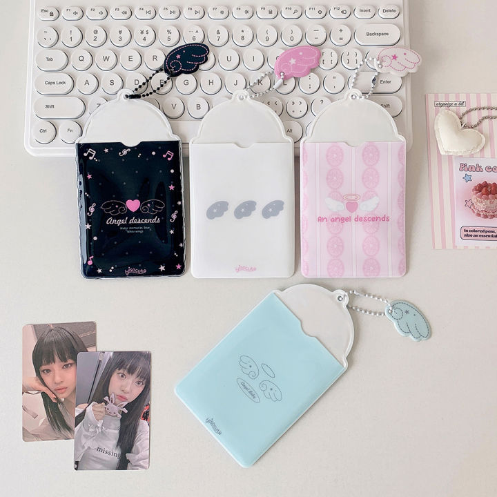 INS%20Fashion%20Korean%20Girl%203inch%20Idol%20Photo%20Storage%20Card%20Holder%20Cute%20Angel%20Wings%20holder%20Pendant%20Card%20Clip%20Student%20Campus%20Card%20Cover%20-%20Image%203