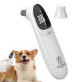 Pet Ear Digital Thermometer Non-Contact Electronic Dog Ear Thermometers Dogs Puppy Cats Measuring for Veterinary Pet Supplies.