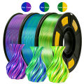 Dual Color PLA 3D Printer Filament 1.75mm 250g Spool, High Precision Printing Material for Most FDM 3D Printers. 