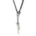 Anime Jujutsu Kaisen Toji Fushiguro Cosplay Necklace Inverted Spear of Heaven Weapon Pendant Keychain Choker Jewelry Gifts. 