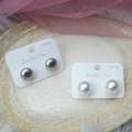 Jewels of Nepal Simple Faux / Simulated Pearl / Moti Earrings for Women. 