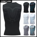 Compression Tank Top Men Gym Shirt Sleeveless Quick Dry Printing Sportswear Male Fitness Bodybuilding Vest Workout Muscle Top. 