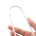 Stainless Steel / Tongue Scraper / Oral Cleaner /Tongue Brush / Tongue Coating Cleaning Scraping Breath Tongue Cleaning Scraper. 