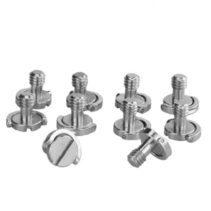 1/4"%20D-Ring%20Screws%20For%20DSLR%20Camera%20Tripod%20Monopod%20Quick%20Release%20Plate%20Folding%20D-Ring%20Adapter%20Bolt%20Camera%20Cage%20Rig%20Fixing%20Screws%20-%20Image%206