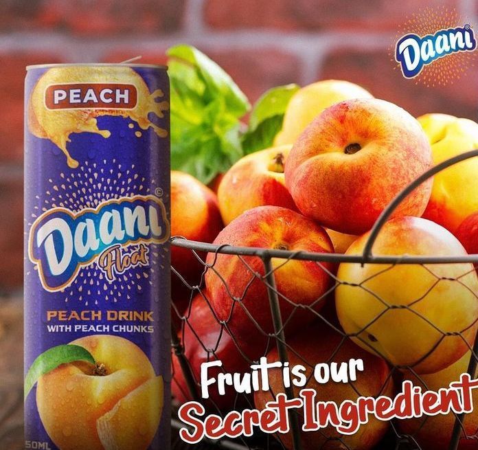 Daani peach pulpy juice