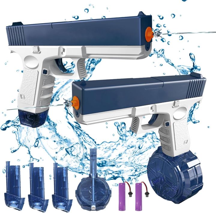 Automatic Water Squirt Guns with 58CC+58CC High Capacity Water Toy Guns Boys Girls Summer Swimming Pool Party Beach Outdoor