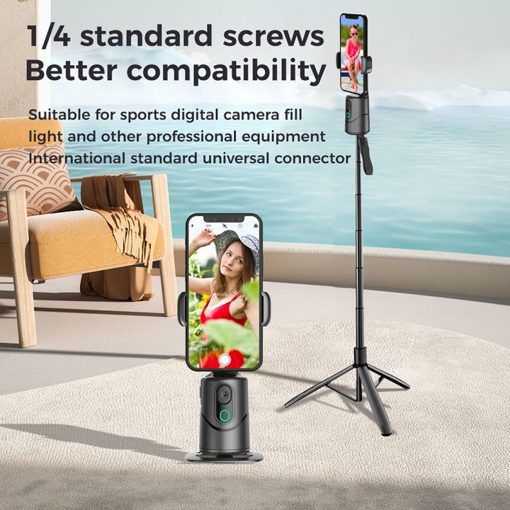 360%C2%B0%20Rotating%20Auto%20Face%20Tracking%20Phone%20Stand%20No%20App%20Gesture%20Control%20Smart%20Shooting%20Camera%20Mount%20with%20Selfie%20Light%20Remote%20-%20Image%204