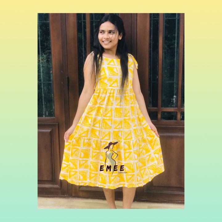Sleeveless%20cotton%20Frock%20for%20ladies%20-%20Image%202