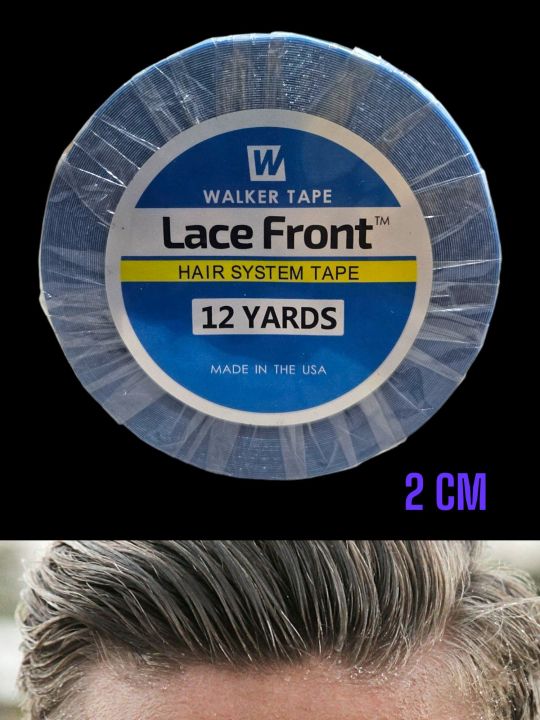 Lace Front Support Tape 12 Yard Roll By Walkers for Hair System 12Yards 1CM/2CM