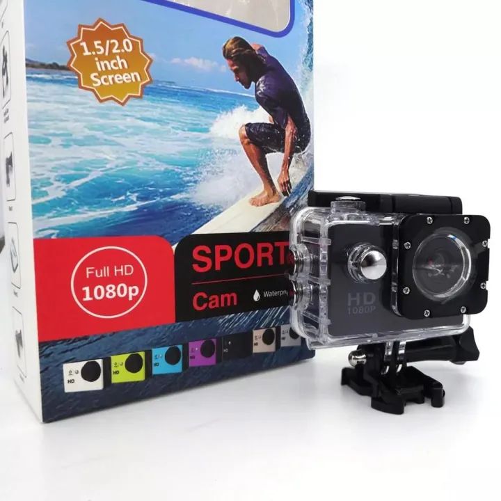 High-Definition 1080P Sports Cam Action Camera Super Wide Angle Lens 140 degree Moments and Sharing Adventures