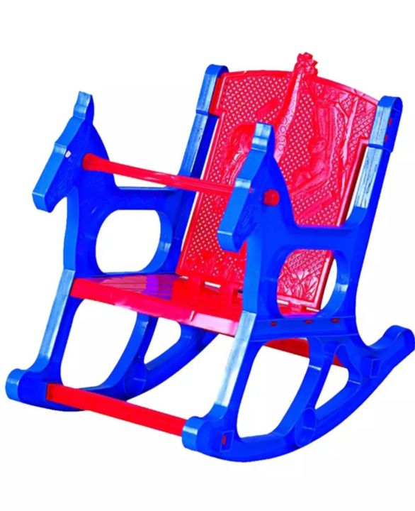 Jungle Rocker High Mall Jungle Rocker Baby Chair - Blue / Red Quality Rocking Chair ...