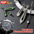New for  NH35 NH36 Movement Parts Luminous Watch Pointers for  Seamaster 300 Watch Hands Accessories Repair Tool. 