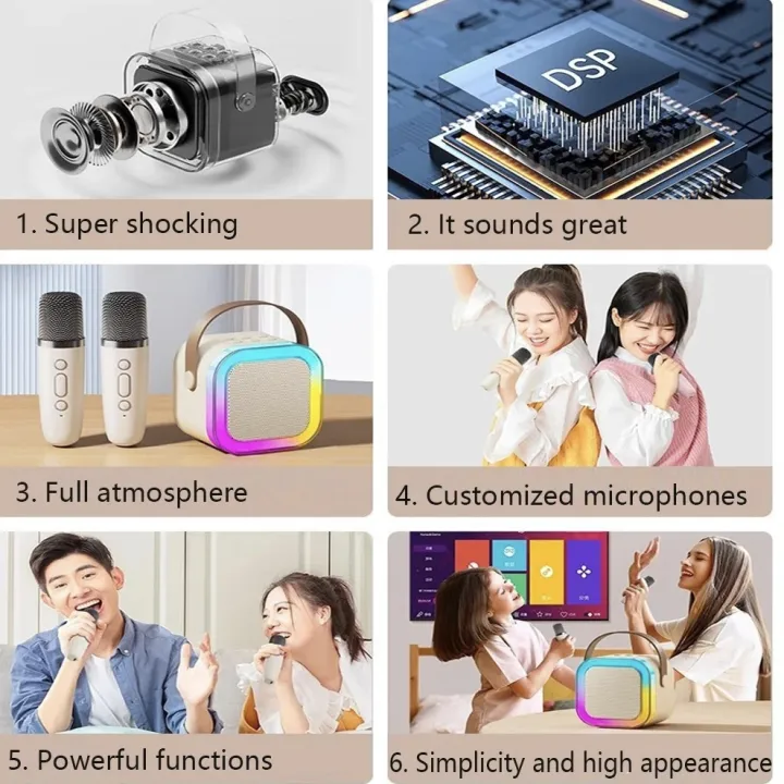 (Duel%20Mic)%20K12%20Professional%20wireless%20microphone%20RGB%20Colorful%20Light%20Singing%20Karaoke%20Speaker%20Bluetooth-Compatible%205.3%20Support%203.5mm%20Earphone%20Any%20One%20Colour%20-%20Image%204