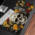 Flower Skull  Mouse Pad Desk accessories Computer Laptop Pad office Pad Keyboard Mouse Pad Game Console Pad. 