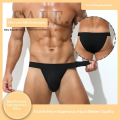 Men's  Solid Color Low Rise Underwear Panties Soft Male Lingerie Briefs Comfortable Slips Homme. 