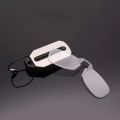 1pc Legless Mini Nose Clip On Portable Reading Glasses For Women Rimless Portable Folding Magnifying Presbyopic Glasses Eyewear dr. eyemo. 