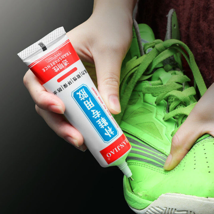 Transparent and soft shoe repair adhesive, slow drying and colorless adhesive 60ml