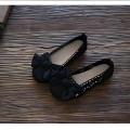 Summer 2026 Women's Flat Bottom Net Shoes Knot Hollow out Design Maternity Fisherman Shoes Casual Versatile Footwear. 