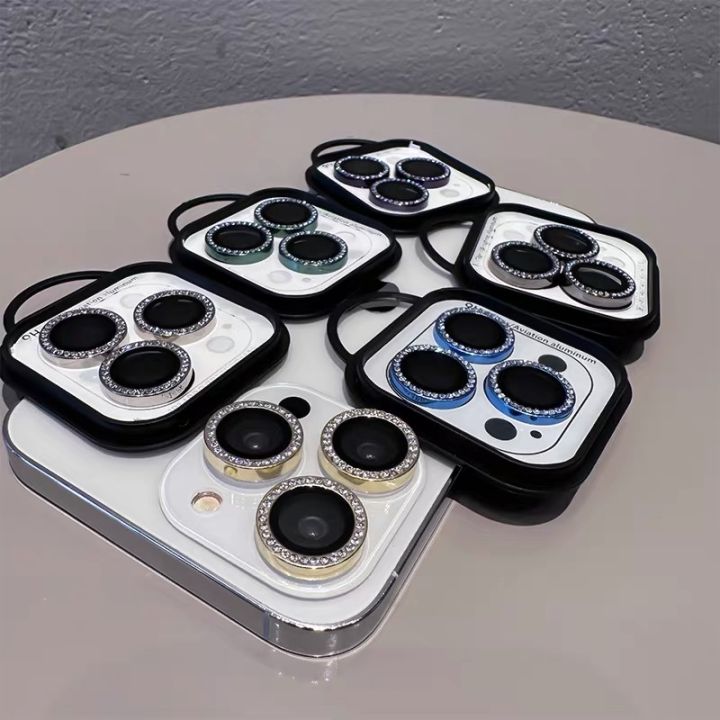 2-3pcs%20Luxury%20Diamond%20Camera%20Protector%20For%20iPhone%2016%2015%2014%2013%2012%20Pro%20Max%20Plus%20Glitter%20Ring%20Lens%20Glass%20Back%20Lens%20Cap%20Shinny%20Cover%20-%20Image%207