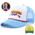 Retro Stranger Cosplay Hat Dustin Baseball Cap Mesh Thinking Hats Adult Unisex Accessories Adjustable Prop.