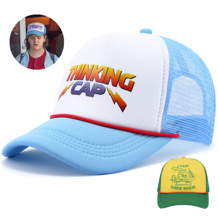 Retro%20Stranger%20Cosplay%20Hat%20Dustin%20Baseball%20Cap%20Mesh%20Thinking%20Hats%20Adult%20Unisex%20Accessories%20Adjustable%20Prop%20-%20Image%204