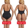 Womens Backless Bodysuits Seamless  Shapewear Thong Butt Lifter Body Shaper Tummy Control Corset Slimming Camisole Tops. 