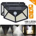 100 LED 4 Surface Solar Light solar induction, body induction light.