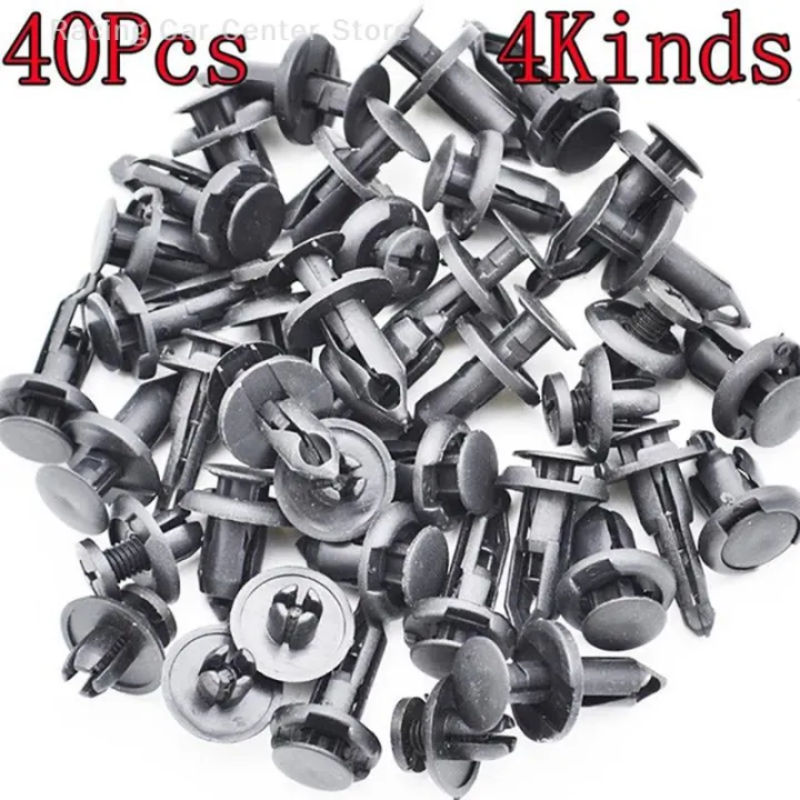 40Pcs/pack%20Car%20Plastic%20Rivet%20Bumper%20Fender%20Retainer%20Fastener%20Mud%20Flaps%20Push%20Clips%20Pin%20-%20Image%202