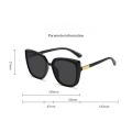 Korean Fashion Brand Design Unisex Anti-UV High-Quality Retro Sunglasses for Men/Women.