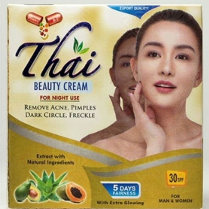 Thai Beauty Night Cream, Remove Acne, Pimples Dark Circle, Freckle.for man& women