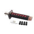 150MM Universal JDM Katana Samurai Sword Shift Knob Shifter With Adapters Gear Shift Knob Transmission Gearstick Car Accessories. 