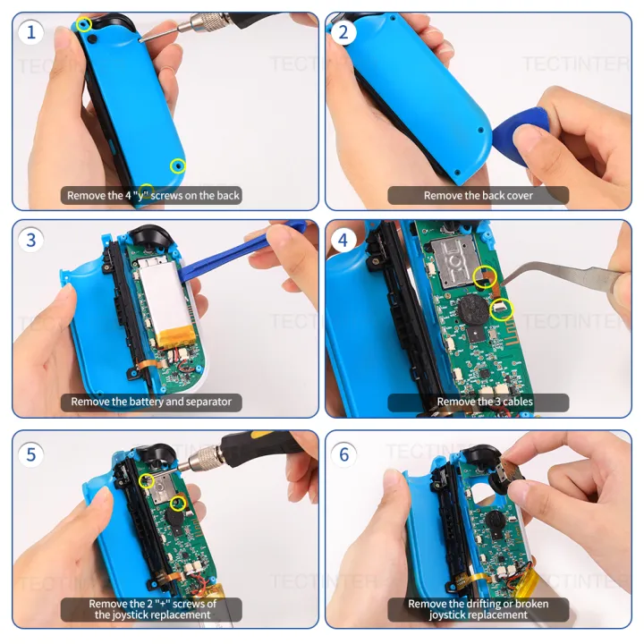 2/4PCS%20Replacement%20Hall%20Effect%20Joystick%20For%20%20Switch/Lite/OLED%20Controller%203D%20Analog%20Thumb%20Stick%20Repair%20Parts%20Accessories%20-%20Image%206