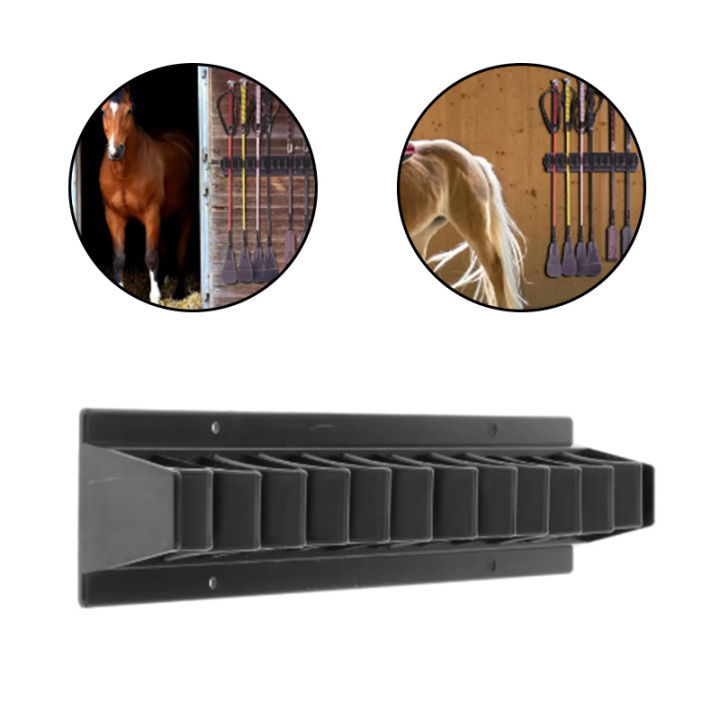 Whip Rack Wall Mounted Stables Horse Riding Whip Rack Holder Equestrian Bracket ...