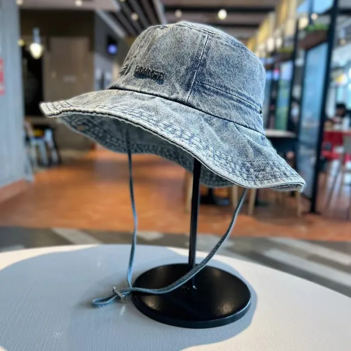 Denim%20Cloth%20Bucket%20Hat%20Men%20Women%20Outdoor%20Fisherman%20Cap%20Retro%20Casual%20Sun%20Protection%20Fishing%20Camping%20Spring%20Summer%20Cowboy%20Hat%20New%20-%20Image%204
