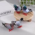 New Artificial Birds Simulation Grey Pigeon Dove Model Imitation Animal Party Wedding Supply Photography Props Home Decoration. 