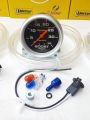 Black 35-60psi triple-way fish tail cable lamp holder no pin boost gauge, auto oil gauge, Black 35-60psi. 