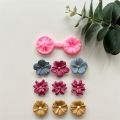 1 Piece of Flower Press Silicone Mold Polymer Clay micro Cutter Flower Rose Earring Pendant Production Polymer Clay Process Prod. 