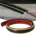 1M Floor Cable Protection Cover Floor Cable Cover Rubber Trunking Hider Covers Electric Wire Slot Power Cable Protector For Home. 