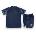 Kids size Manchester city away  jersey  set. 