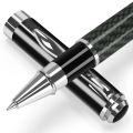 STONEGO Carbon Fiber Signature Pen, Premium Metal Gel Ink Pens Micro Point 0.5mm Black Ink Smooth Writing Ball Pen. 