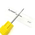 HYTOOS Hexagon Cuticle Clean Burr 3/32 Stainless Steel Nail Drill Bit Milling Cutter for Manicure Dead Skin Removal Nails Care.