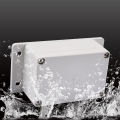 ABS plastic case grey waterproof electronic project box DIY case with ears waterproof case instrument box electrical supplies.