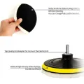 5Pcs Wool Car Polishing Pad Set For Polisher Machine Waxing Polishing Buffing Auto Paint Care Polisher Pads 3/4/5/6/7 Inch. 